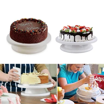 WALFOS торта де инструменти торта щанд визьор украса на щанд платформа cupcake щанд торта въртяща се плоча инструменти