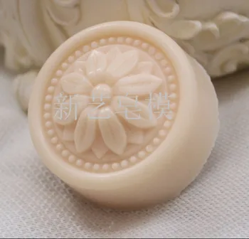През цялата цвете САМ сапун форми на 3D ръчно изработени силиконови форми за мыловарения
