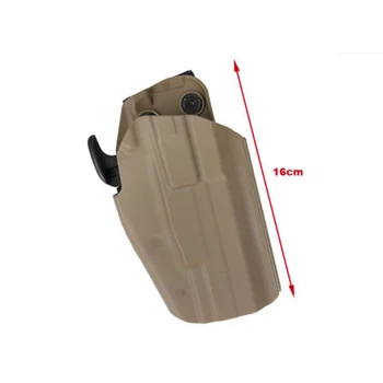 Тактическа поясная система 579 стандартна кобур 16 см Тифон найлон паразитиращи чанта за G17 / 22 / 37, HK45 M&P45 Безплатна доставка