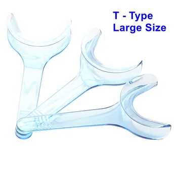 3 Бр Стоматологично Оборудване Син Т Тип Интраоральный Ретрактор Бузите Избелване На Зъбите Отваряне На Устата Голям Е Размерът На Стоматологични Материали