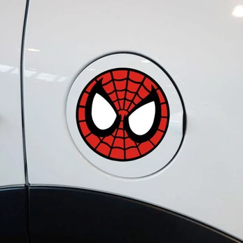Aliauto Car-Car styling stickers Spider Round Face Смешни Decal аксесоари за Ford Focus, Fiesta, Skoda на Volkswagen Golf Renault