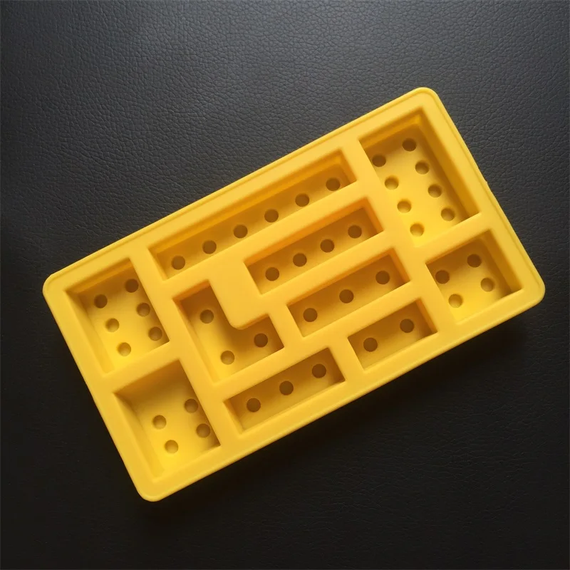 Нов 1бр Лего играчка тухла форма на силикон Фандонт шоколад мухъл кубче лед мухъл сладки бонбони желе торта форма за печене на Торта инструменти SM013