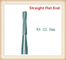 Карбид RA Bur директен плосък край с диаметър 8 мм, 556# за стоматологична клиника Contra Angle Handpiece, стоматологичен материал.