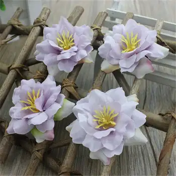 30шт Безплатна доставка 5.5 см моделиране сватбена Орхидея малко див розово цвете САМ