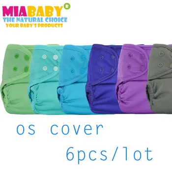 Miababy 6 бр./лот многократна употреба проста платнена пелена на кутията моющийся детска пелена детска кърпа, пелена, унисекс, подходящ за 4-24 месеца или 5-5 кг бебе