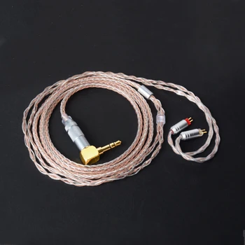 OKCSC 0.78 mm Jack 3.5 mm Plug подмяна на кабел 7N монокристален в позлатен сребърен и меден кабел актуализации за UE18 JH13 16W4r UM3X
