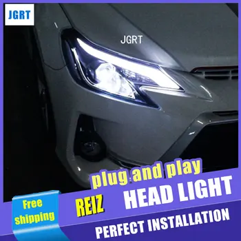 оформление на автомобила за Toyota Reiz фарове събрание-за Reiz bi xenon лещи h7 с hid kit 2 бр.
