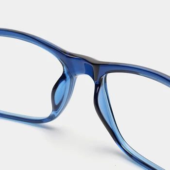 TR90 мъжки рамки за очила ретро дизайнер късогледство марка оптични прозрачни очила рамка #YX0120