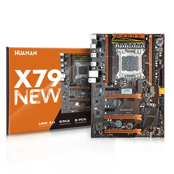HUANAN deluxe X79 LGA2011 дънна платка процесор Xeon E5 2660 V2 с процессорным охладителя RAM 32G (2*16G) DDR3 RECC 1600MHz всички тестван