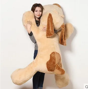 огромно плюшено който се намира кучето играчка супер голям Kamelia куче възглавница кукла подарък от около 150 см