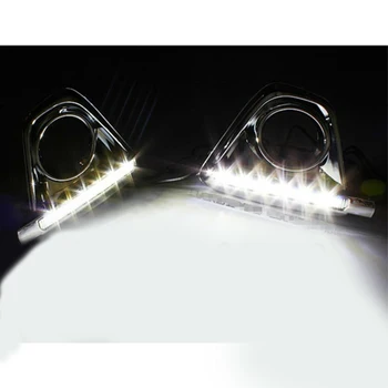 Led автомобилни фарове за Mazda 2012 2013 2016 Cx-5 Cx5 led дневни светлини с 12 10 W студен бял 6 LED 2 бр.