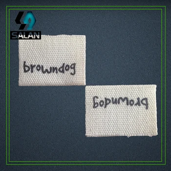 подгоняйте етикети отпечатани памучна кърпа шевове за дрехи за деца изработен по поръчка облекла главно етикети
