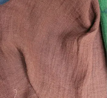 M312 Washed Бръчка Plain Cotton Linen 55% linen 45% cotton fabric 130 cm 51