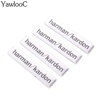 3D Harman / Kardon hifi високоговорител стерео високоговорител алуминиев значка емблема на стикер автоаксесоари стайлинг 254
