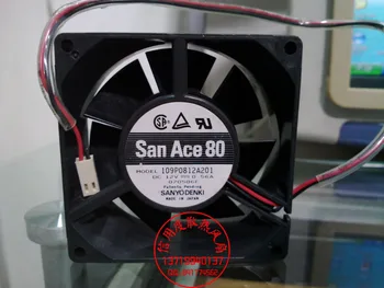 Първоначално Sanyo 8032 8см 109P0812A201 12V 0.56 A 80 * 80 * 32mm вентилатори за охлаждане на шасито 2 кабели