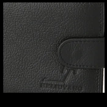 BARHEE естествена кожа-портфейли за мъже къса портфейл телешка кожа малък портфейл дизайн двойни мъжки притежателя на картата Carteira Марка портфейл чанта