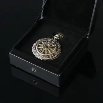 Луксозна черна квадратна кутия часовници с пенопластовой пълнеж във вътрешността на кутията часовници за мъже Womens watch Boxes WB38