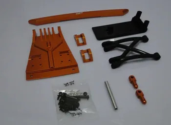 CNC метално предното крило оранжев цвят за baja 5T. baja T1000