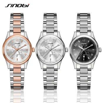 SINOBI дамски часовник най-добрата марка на луксозни кварцов дамски часовник гривна дамски часовници 2018 Relogio Feminino #8126