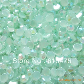 Желе оливин AB 3 мм, 20 000 бр. / лот тайвански акрил Flatback планински кристал, кристали за нокти