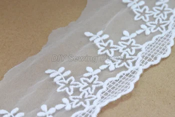 6 cm ширина памук embroid дантела шевни лента гипюр тапицерия плат или деформация на плетене САМ аксесоари за дрехи безплатна доставка на#3070