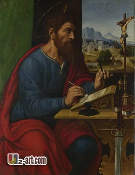 Печат върху платно, (писмо на Свети Павел) Франческо Саки търговия на Едро модерна стенни живопис печат върху платно картина за стая религия-383