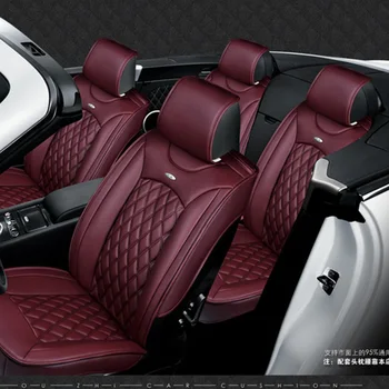 за SUBARU XV Forester, LEGACY outback IMPREZA black brand luxury car кожен калъф за седалка отпред и отзад, пълен комплект своята практика за столче за кола