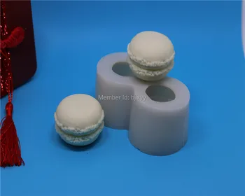 3 d две дупки силикон на тестени изделия и малко торта мухъл / сапун форма / силиконови форми за печене