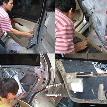 Бял стайлинг автомобили пластмаса покритие панели на вратите прислужници нитове за Lifan Breez Cebrium Celliya Smily Solano X50 X60
