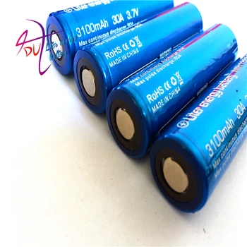 Литровата енергийна батерия 6шт 3.7 в 3100 mah акумулаторна батерия 18650 за vtc6 vtc6 30A електронна цигара Играчки, Инструменти фенерче