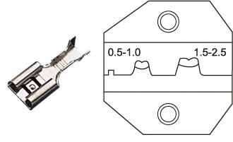 HS-11011 тел стриптизьорка EUROP STYLE храповик пресклещи обжимные клещи 0.5-2. 5mm2 multi tool инструменти клещи ръце