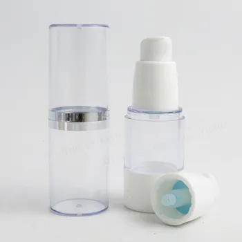 20 x 15 мл 30 мл 50 мл безвоздушный помпа за бутилка 1 унция за еднократна употреба за козметични контейнер ПП безвоздушная козметична опаковка