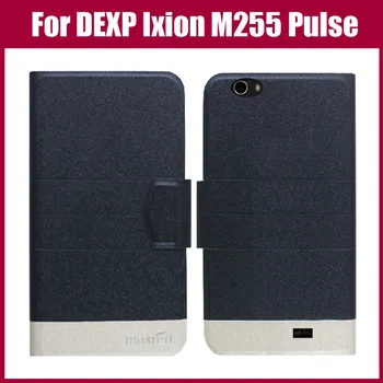 Гореща Разпродажба! DEXP Ixion M255 Pulse Case новият пристигането 5 цвята моден флип изключително тънък кожен калъф за телефон