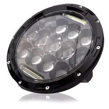 1бр 75 W led светлини лампа halo проектор LED светлини мотоциклет H4 H13 със синьо DRL за Harley Davidson