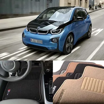 Ipoboo Premium Auto плат-найлон мини подложки килим за BMW I3-2018