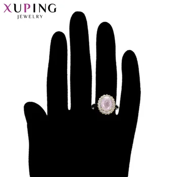 11.11 Xuping мода елегантен пръстен светло жълт цвят покритие бижута за жени 