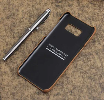 Samsung Samsung Galaxy S8 двойка калъфи за телефони IniZeal Марка Real, Genuine Leather Back Case For Samsung Galaxy S8 Plus