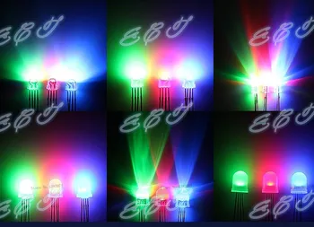 Високо качество 2*5*5 мм 2X5X5 Ултра ярък DIP LED цветни общ катод или общ анод 255 led крушка крушка