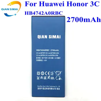 QiAN SiMAi за Huawei Honor 3C мобилен телефон 1бр Нов високо качество hb4742a0rbc hb4742aorbc батерия +песен-код