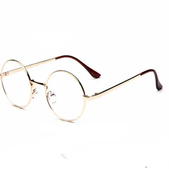 нови дамски слънчеви очила рамки за очила голям метален оптичен рамка прозрачни очила рецепта за очила цвят на високо качество на