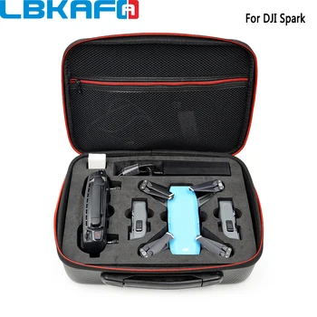 LBKAFA за DJI Spark Case водоустойчив калъф за носене преносима чанта, кутия за DJI Spark Quadcopter Drone дистанционно управление и батерии