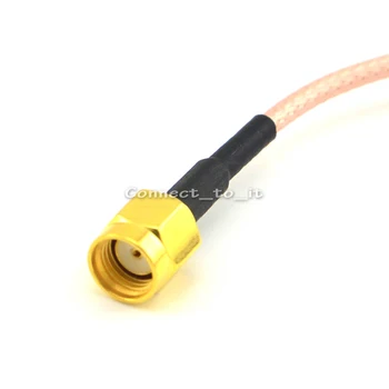 0.5 ft RP-SMA Male to RP-SMA Female RF коаксиален адаптер удължител скок кабел 15 см RG316 +RP-SMA Male to Female connector