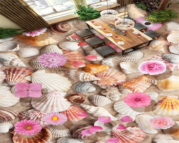 Beibehang papier peint Shell conch water floats 3D теракот papel de parede 3d тапети за стените, 3 d тапети home decor