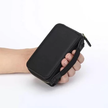 Многофункционален Цип на чантата чанти и калъфи за мобилни телефони за iPhone 5 6 7 6plus Fold 3 in 1 магнитен твърд калъф с картодържателя фоторамка