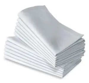 памук обикновена бяла салфетка, 50 см*50см