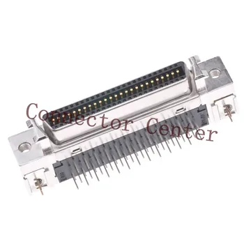 Първоначално конектор 1.27 mm SCSI КН смола 50pin правоъгълен 90 градуса FCI FCN-245D050-G/H