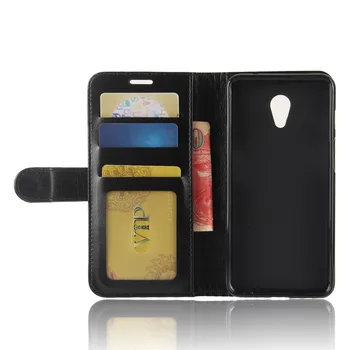 За Meizu M6s Case Meizu M6s Flip Case 5.7 инчов Luxury Портфейла ПУ кожен калъф за телефон Meizu M6s M 6S Case делото чанта