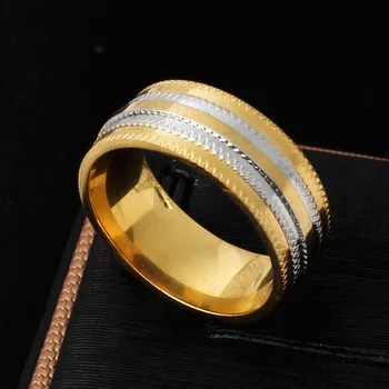 Пънк-рок стил на злато сребърен пръстен мъжка мода буци пръст Bling хип-хоп пръстен размер 7/8/9/10/11/12 ретро бутилки стоманени пръстени