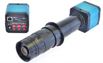 FYSCOPE HD 14MP HDMI 720P USB Digital Industry Video Microscope Camera Set TF Card Видео Рекордер + 180X C-MOUNT обектив Zoom