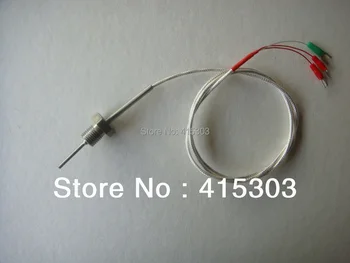 1 / 2NPT клас A тънкослоен сензор Pt100 с кабел 1 м, Безплатна доставка
